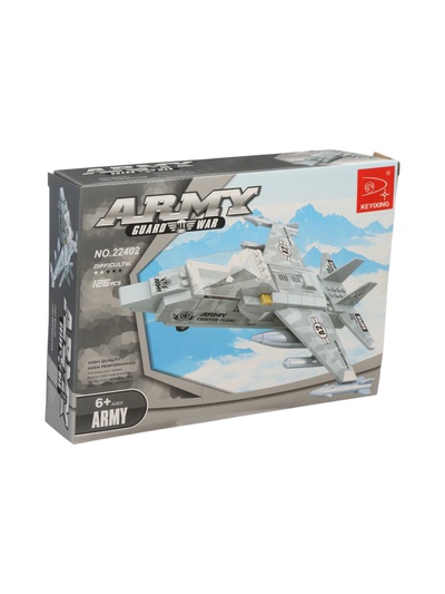 УЦЕНКА Конструктор Армия "Истребитель", 126 деталей