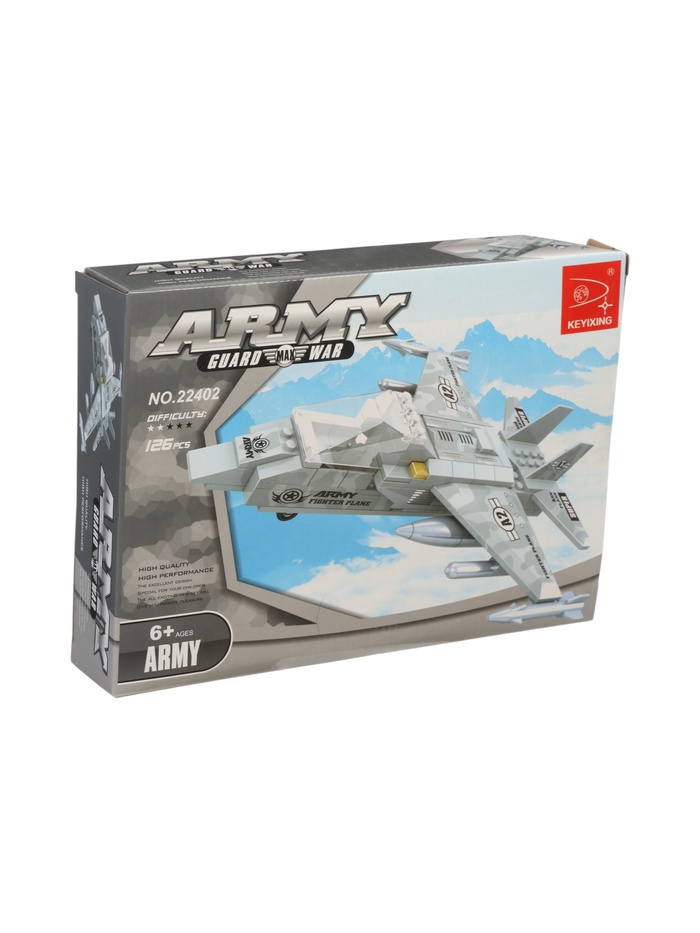 УЦЕНКА Конструктор Армия "Истребитель", 126 деталей - Фото 1