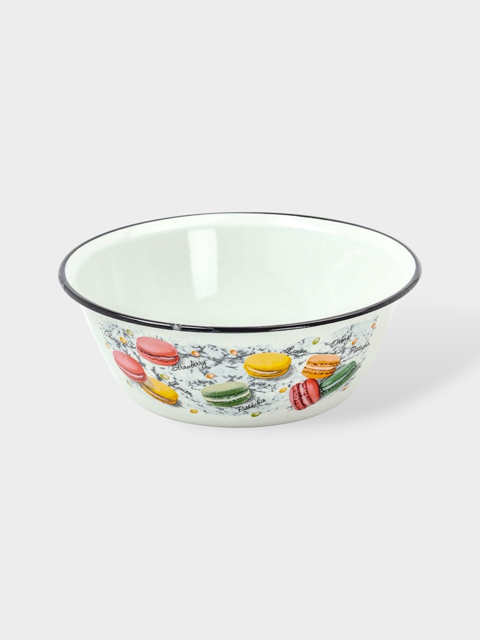 УЦЕНКА Миска 2 л (белая)Цветное печенье - Фото 1