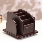 УЦЕНКА Органайзер 6 секций, серия Зебрано с кантом темным, вращение 15×18 см 10989955