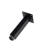 УЦЕНКА Опора квадратная OKV001BL ТУНДРА, d=25×25 мм, H=150 мм, цвет черный - Фото 3