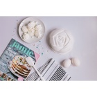 УЦЕНКА Форма для муссовых десертов и выпечки KONFINETTA «Роза», 17×17×5.5 см, белый - Фото 6