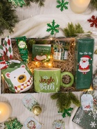 УЦЕНКА Кружка новогодняя «Ёлочка», 300 мл, 15×9.6×8 см, керамика, зелёная 10989963