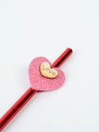 Трубочки для коктейлей «Сердце», красные, 6 шт. - Фото 3