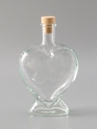 УЦЕНКА Ваза - бутылка декоративная «Сердце», 12.5×6.5×19 см, объём 500 мл - Фото 2