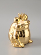 УЦЕНКА Копилка для денег керамика «Золотая лягушка в короне» 12×10.5×15 см - Фото 3