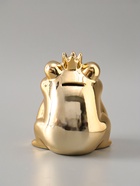 УЦЕНКА Копилка для денег керамика «Золотая лягушка в короне» 12×10.5×15 см - Фото 4