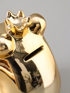 УЦЕНКА Копилка для денег керамика «Золотая лягушка в короне» 12×10.5×15 см - Фото 6