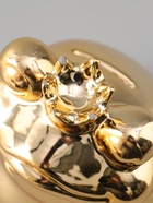 УЦЕНКА Копилка для денег керамика «Золотая лягушка в короне» 12×10.5×15 см - Фото 8