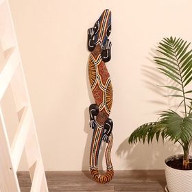 {{photo.Alt || photo.Description || 'УЦЕНКА Панно настенное дерево "Геккон расписной" 100 см МИКС'}}