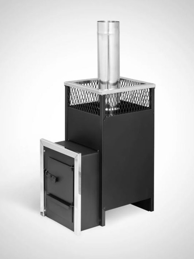 Печь для бани «Радуга 10», под навесной бак на 30 л