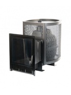 Печь для бани «Сибирь 24 ПРО», чугунная, с сеткой, со стеклом - Фото 1