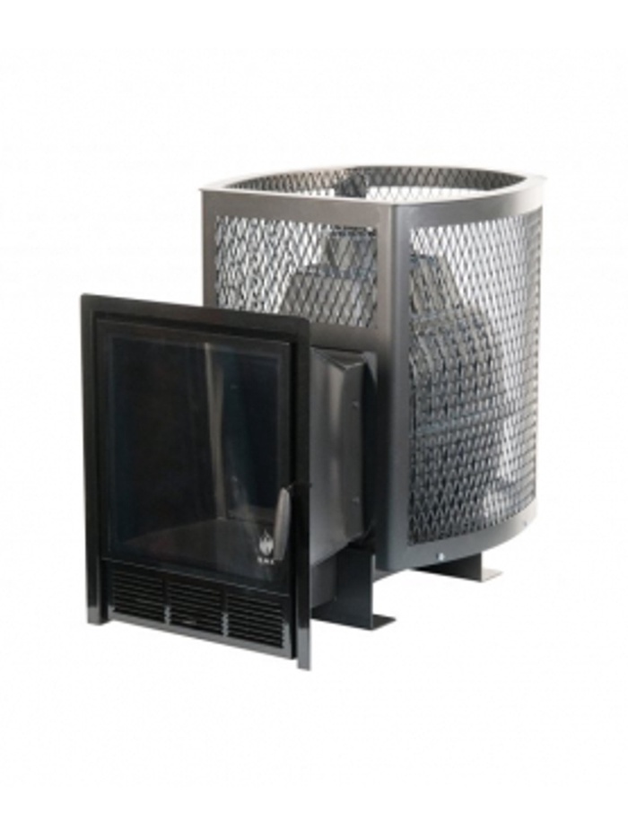 Печь для бани «Сибирь 24 ПРО», чугунная, с сеткой, со стеклом - Фото 1