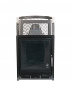 Печь для бани «Сибирь 24 ПРО», чугунная, с сеткой, со стеклом - Фото 3