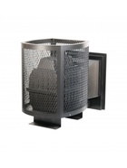 Печь для бани «Сибирь 24 ПРО», чугунная, с сеткой, со стеклом - Фото 6