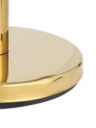 УЦЕНКА Стойка ограждения зол с вытяжной лентой-180 см ЧЕРНОЙ, высота-90 см, d=6 см, напольный d=32 см 96 - Фото 3