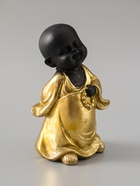 УЦЕНКА Сувенир полистоун «Маленький Будда в золотом. Веселье» МИКС 8×7.7×16.5 см 10990064