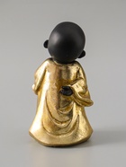 УЦЕНКА Сувенир полистоун «Маленький Будда в золотом. Веселье» МИКС 8×7.7×16.5 см 10990064