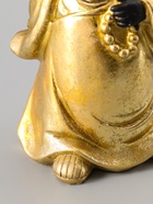 УЦЕНКА Сувенир полистоун «Маленький Будда в золотом. Веселье» МИКС 8×7.7×16.5 см 10990064