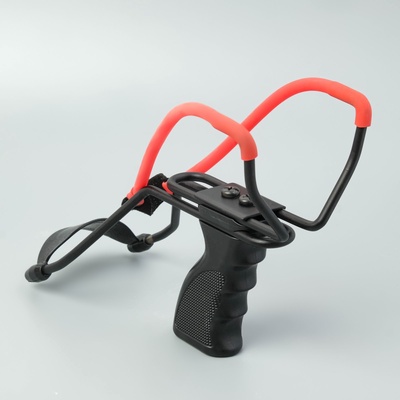 УЦЕНКА Рогатка спортивная «Стрела» с упором, металлическая, чёрная