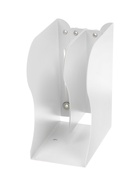 Подставка для книг раздвижная 3 отделения, металл, белая - Фото 1