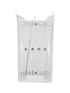 Подставка для книг раздвижная 3 отделения, металл, белая - Фото 3