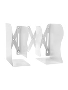 Подставка для книг раздвижная 3 отделения, металл, белая - фото 69175028