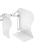 Подставка для книг раздвижная 3 отделения, металл, белая - фото 69175029