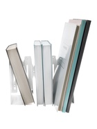 Подставка для книг раздвижная 3 отделения, металл, белая - Фото 8