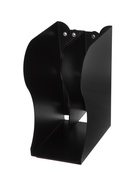 Подставка для книг раздвижная 3 отделения, металл, черная - Фото 2