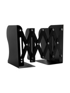 Подставка для книг раздвижная 3 отделения, металл, черная - Фото 6