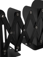 Подставка для книг раздвижная 3 отделения, металл, черная - Фото 8