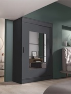 УЦЕНКА Шкаф-купе «Элегант 1», 1260×2000×590 мм, серый графит - Фото 1