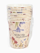 Стаканы одноразовые бумажные для кофе «Любовь согревает», 10 шт, 250 мл - фото 809493537