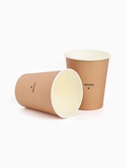 Стаканы одноразовые бумажные для кофе «Теплее», цвет бежевый, 10 шт, 250 мл  (артикул 10977436)  большой выбор товаров оптом и в розницу по низким ценам с доставкой