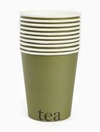 Стаканы одноразовые бумажные для чая, цвет оливковый, 10 шт, 250 мл  (артикул 10977441)  большой выбор товаров оптом и в розницу по низким ценам с доставкой