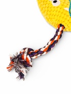 Мягкая игрушка для собак «Монстрик с канатом», 23 см, с пищалкой, жёлтая  (артикул 10949551)  большой выбор товаров оптом и в розницу по низким ценам с доставкой