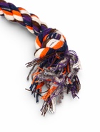 Мягкая игрушка для собак «Монстрик с канатом», 23 см, с пищалкой, зелёная 10949552