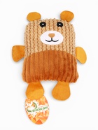 Мягкая игрушка для собак «Медведь», 20 см, с пищалкой, коричневая 10949555