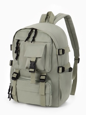 Рюкзак 31*12*42 см, 1 отд, 8 н/карм, зеленый  (артикул 10961114)  большой выбор товаров оптом и в розницу по низким ценам с доставкой