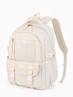 Рюкзак 30*13*44 см, 2 отд, 5 н/карм, белый  (артикул 10961116)  большой выбор товаров оптом и в розницу по низким ценам с доставкой