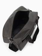 Сумка дорожная, однотонная, наружный карман, регулирующийся ремень, 39×20×25 см, серая - Фото 6