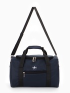 Сумка дорожная «Самолёт», 1 карман, регулирующийся ремень, 39×20×25 см, синяя - Фото 1