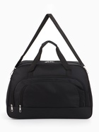 Сумка дорожная, 2 кармана, длинный ремень, 53×23×34 см, чёрная  (артикул 10961231)  большой выбор товаров оптом и в розницу по низким ценам с доставкой