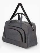 Сумка дорожная, 2 кармана, длинный ремень, 53×23×34 см, серая - Фото 2