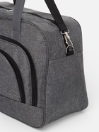 Сумка дорожная, 2 кармана, длинный ремень, 53×23×34 см, серая - Фото 3