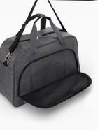 Сумка дорожная, 2 кармана, длинный ремень, 53×23×34 см, серая - Фото 7