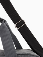 Сумка дорожная, 2 кармана, длинный ремень, 53×23×34 см, серая - Фото 9