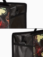 Сумка хозяйственная «Бабочки», на молнии, 40×15×30 см, чёрная  (артикул 10963964)  большой выбор товаров оптом и в розницу по низким ценам с доставкой