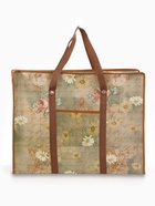 Сумка хозяйственная «Письмо», на молнии, 60×20×45 см, наружный карман, коричневая - фото 809502786